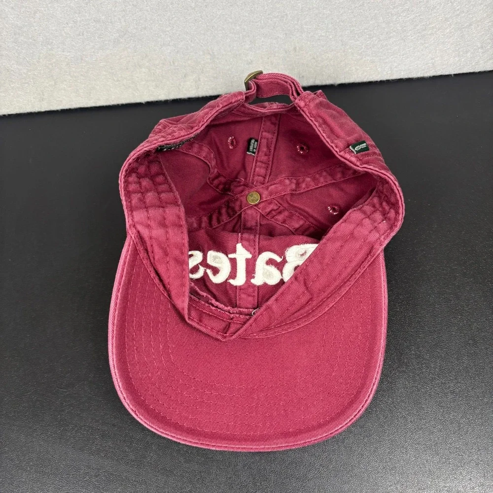 Bates College Legacy Maroon Relaxed Twill Adjustable Baseball Cap Unisex Hat OS